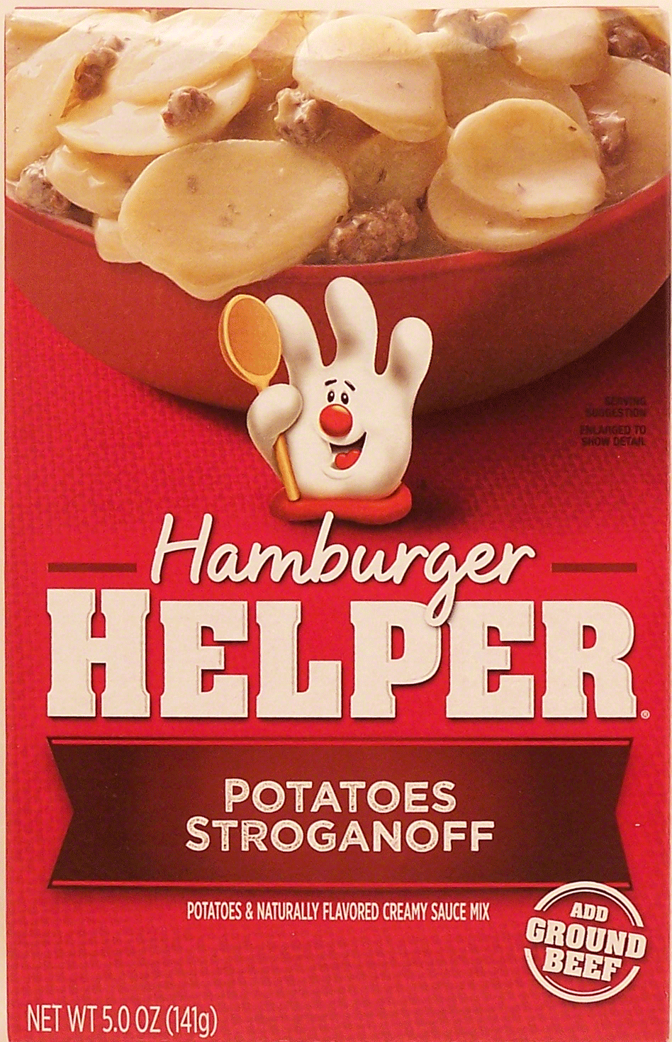 Betty Crocker Hamburger Helper potatoes stroganoff: potatoes & naturally flavored creamy sauce mix Full-Size Picture